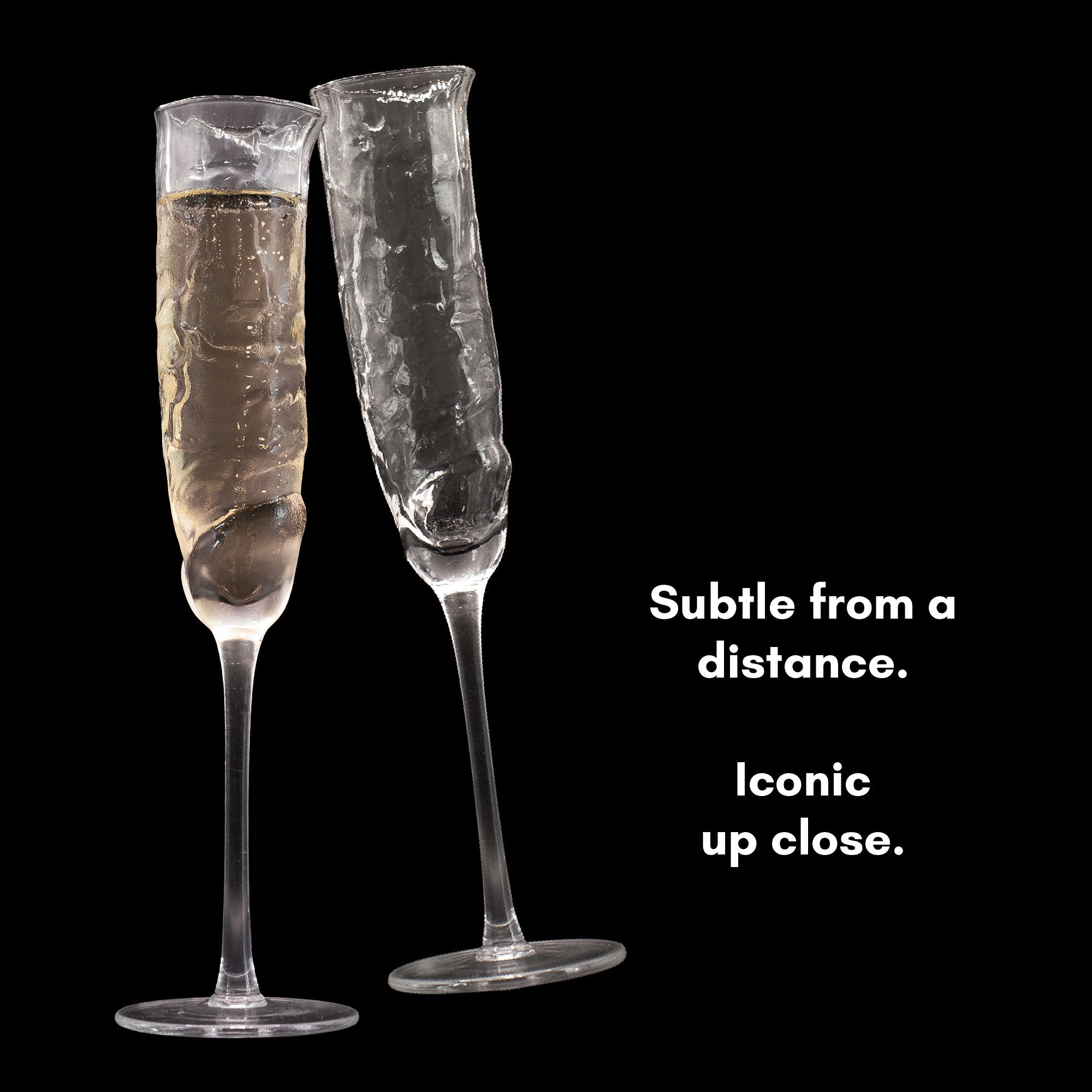 The Willy Champagne Glass - xoxo, Klinkys