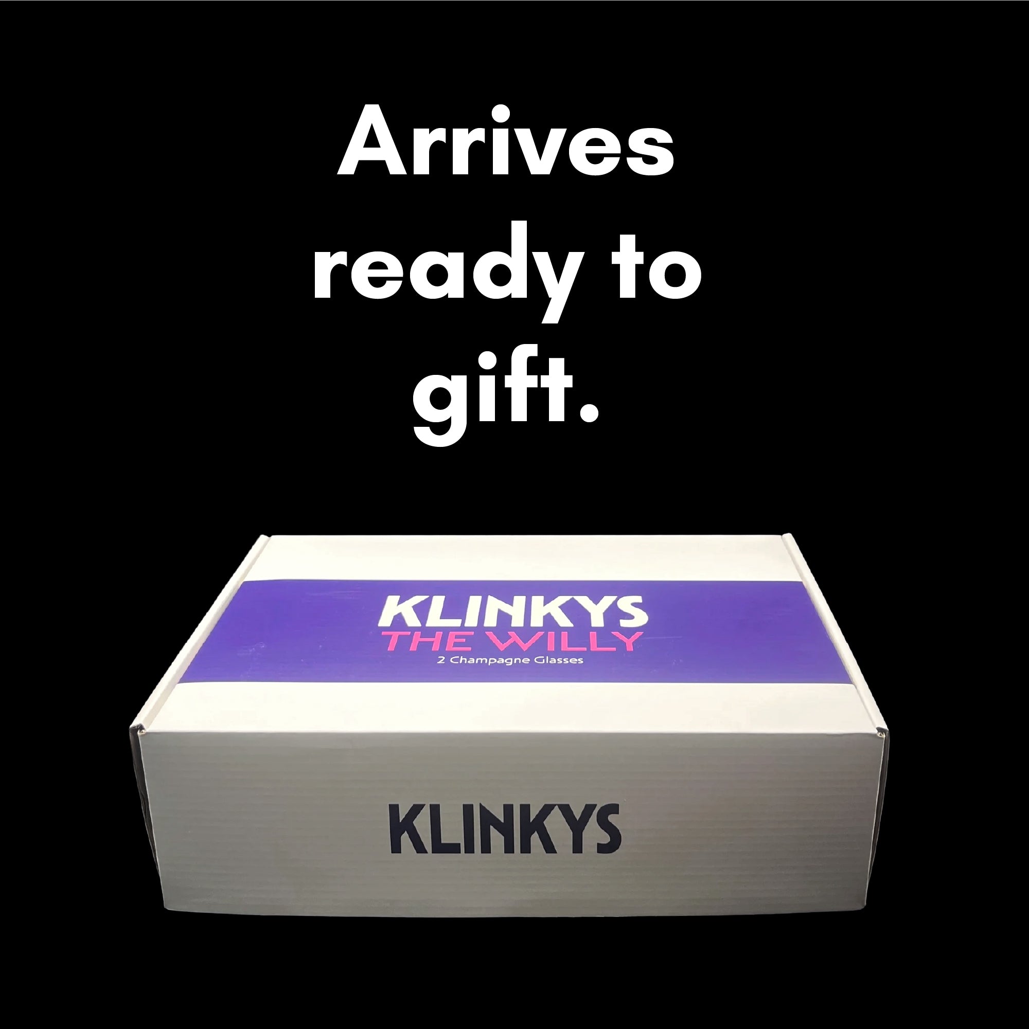 The Willy Champagne Glass - xoxo, Klinkys