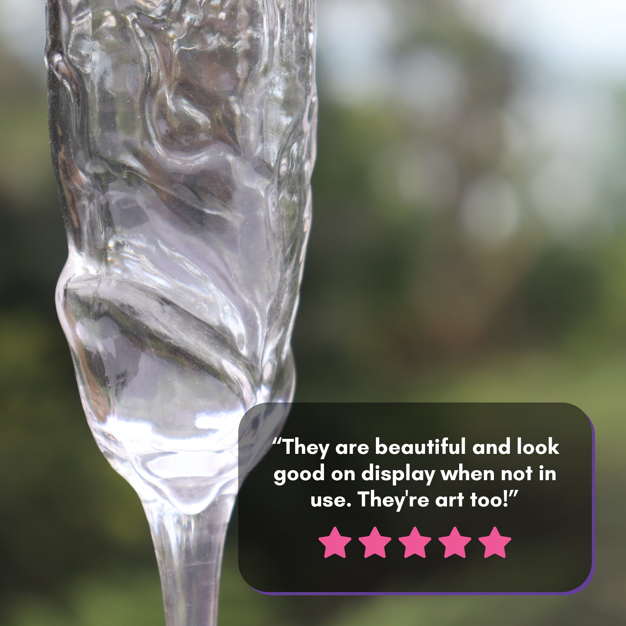 The Willy - Clear Glass - xoxo, Klinkys