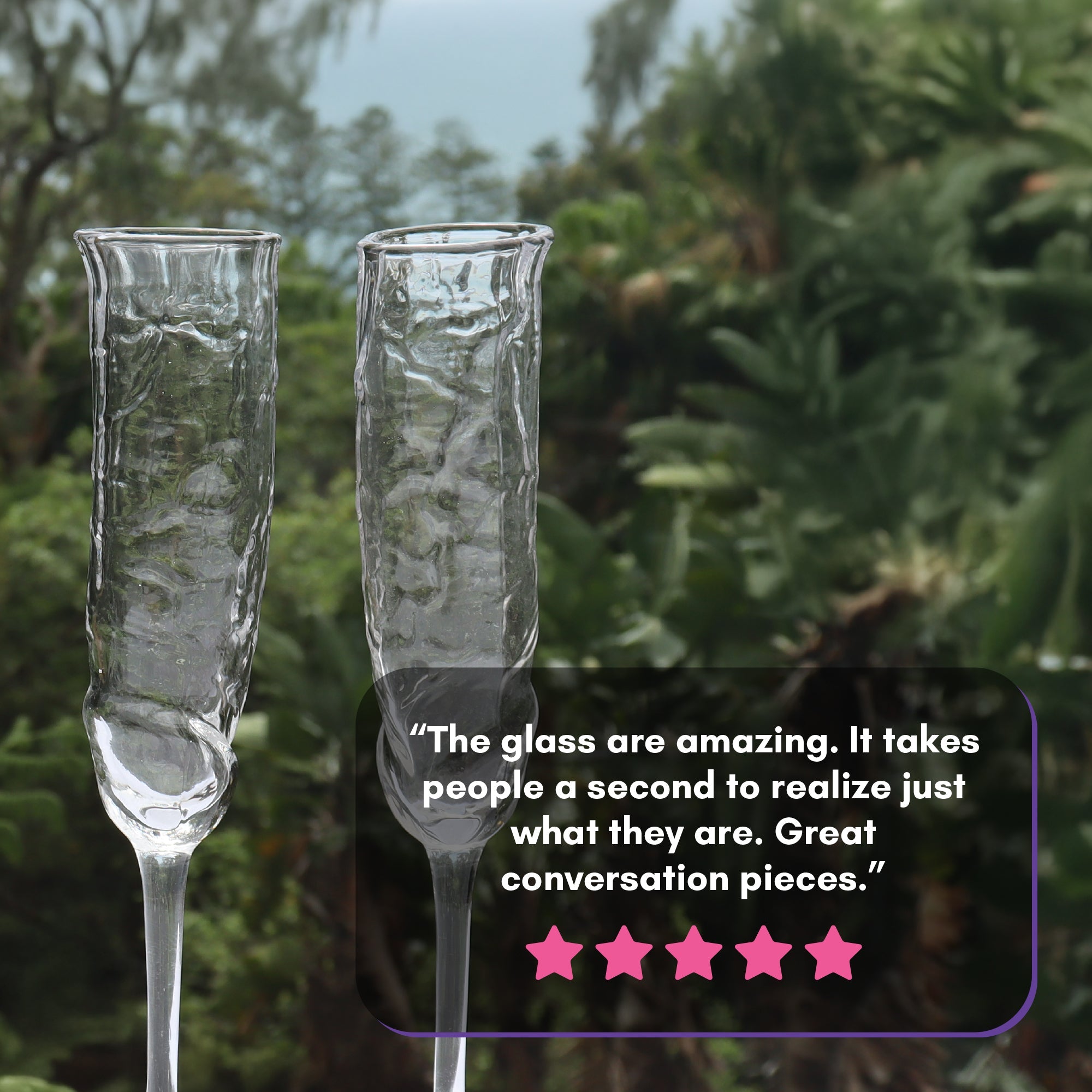 The Willy - Clear Glass - xoxo, Klinkys